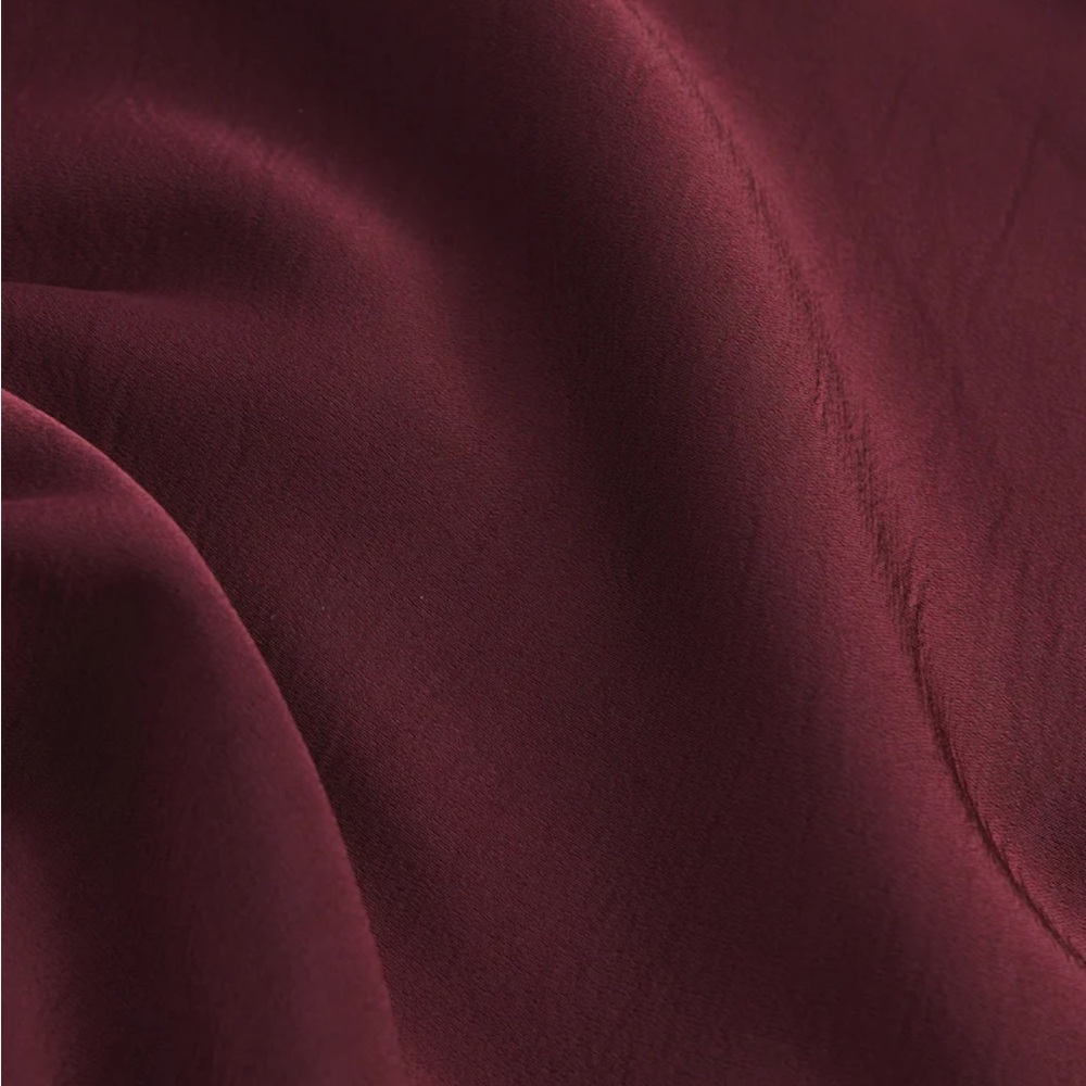Z Supply Burgundy Mini Skirt - Picture 3 of 4